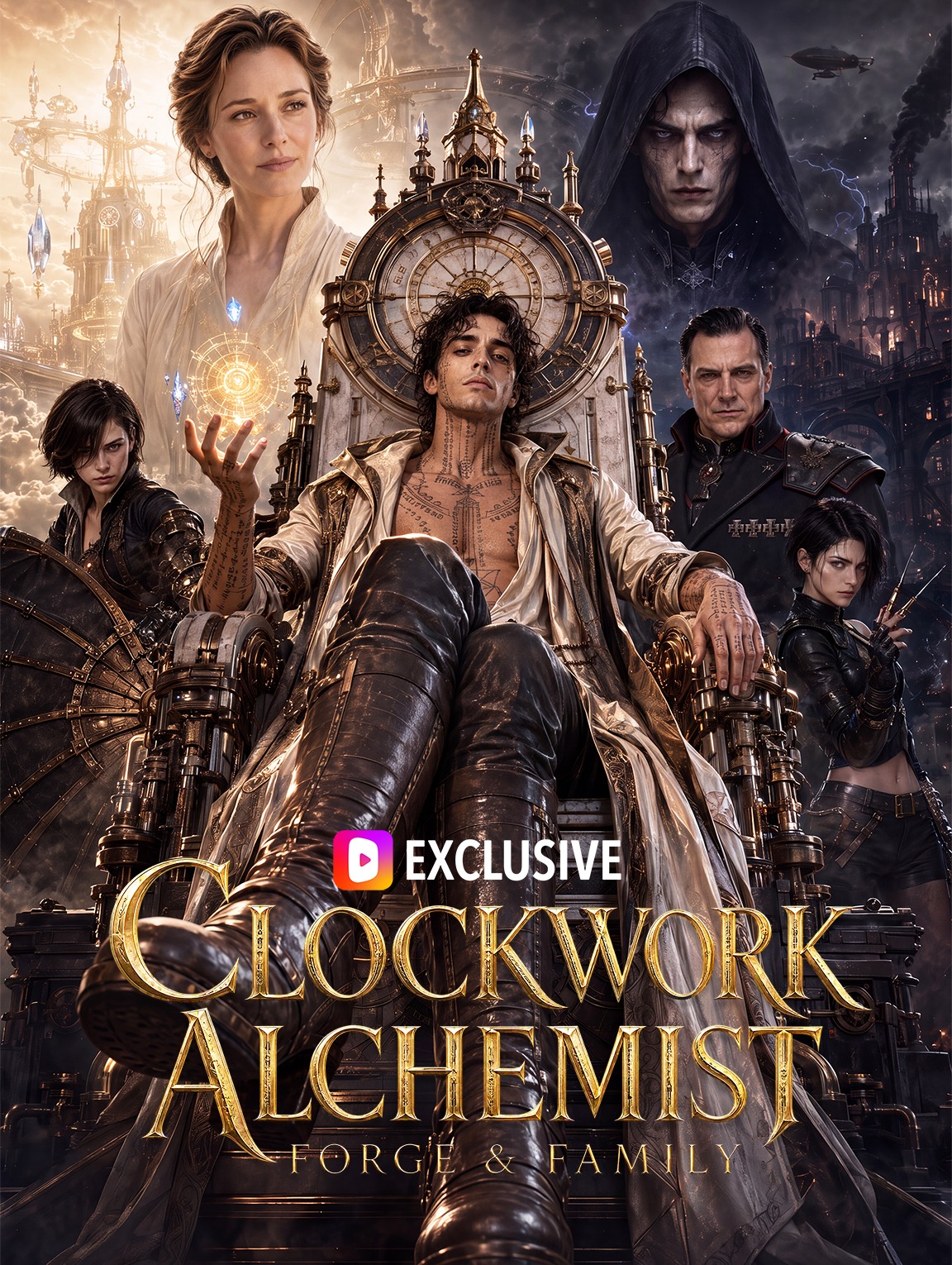 CLOCKWORK ALCHEMIST: FORGE & FAMILY竖版海报