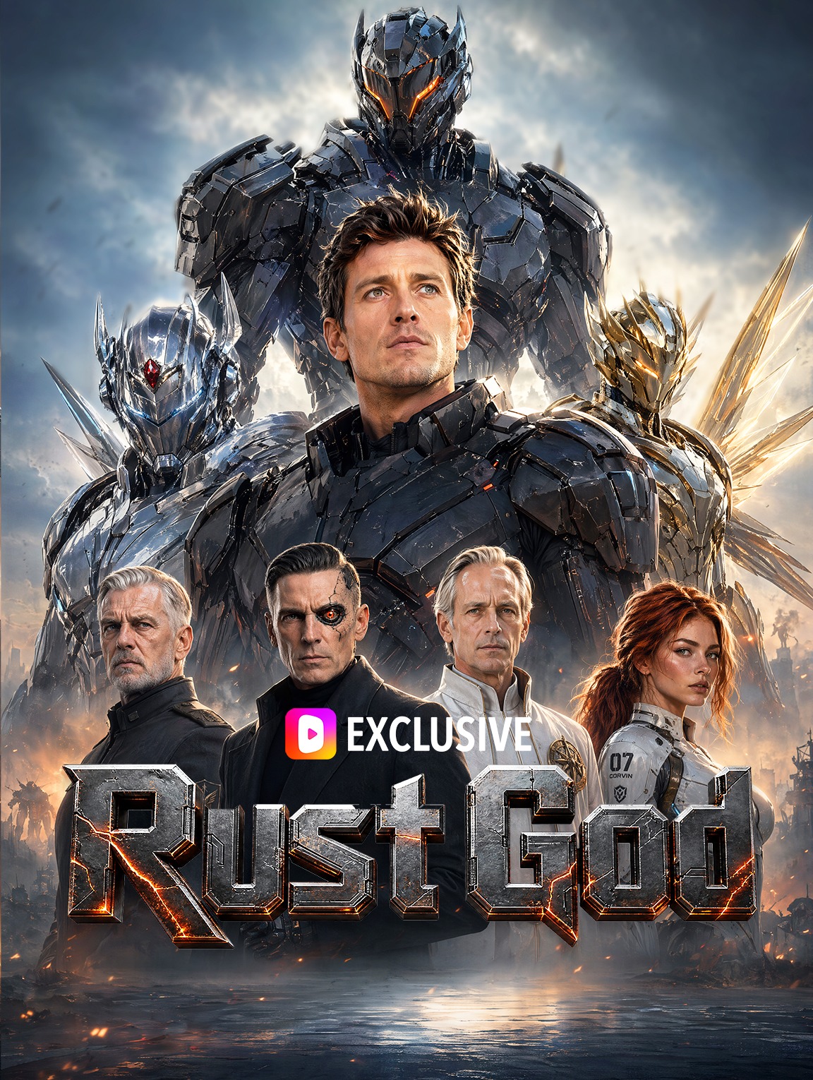 RUST GOD竖版海报